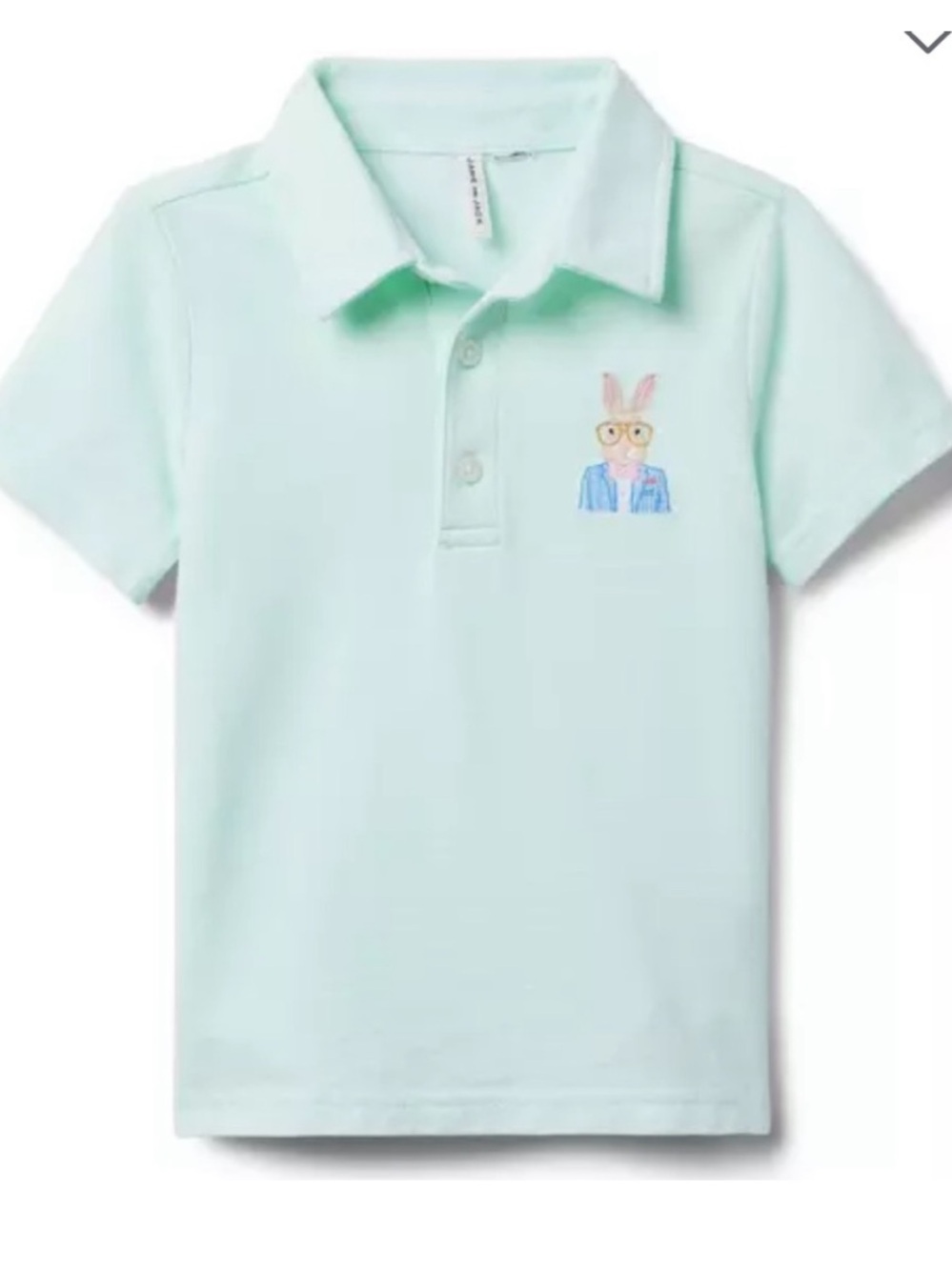 ❗️Janie & Jack Peter Rabbit Bunny Rabbit Kids' Mint Polo Shirt